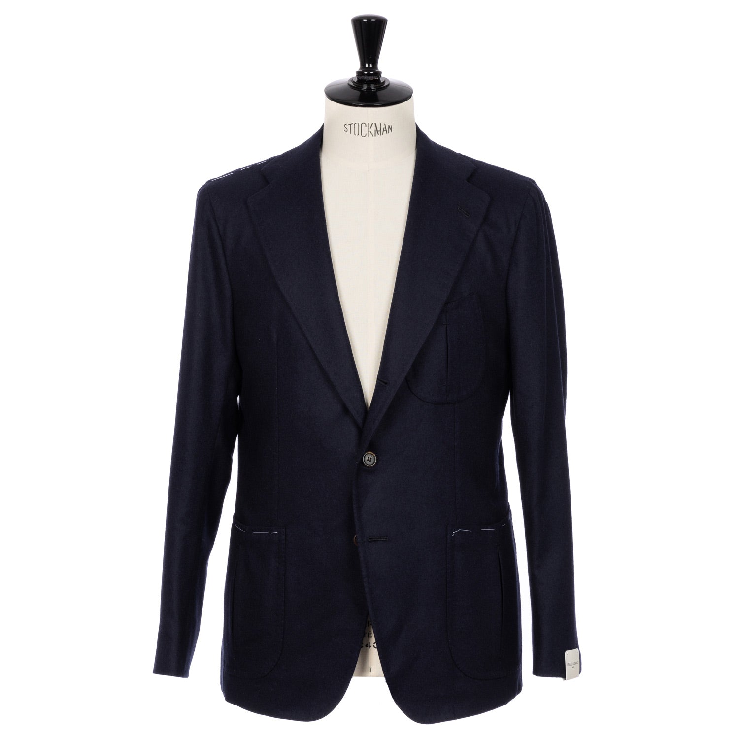 Limited Edition: Blue Jacket "The Gentry Blazer" made of Wool and Cashmere - purely handmade